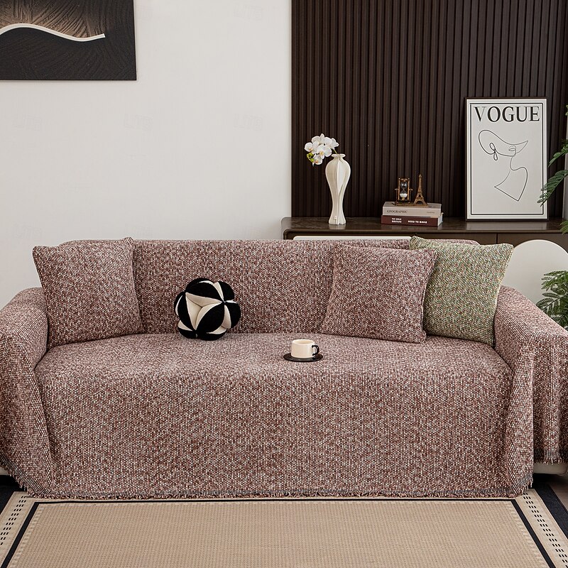 Colorful Weaving Camel Multifunctional Sofa Towel Four Seasons Universal Thickened Sofa Cover Towel with Tassels Suitable for Armchair Sofa Sofa Bed Combination Sofa2