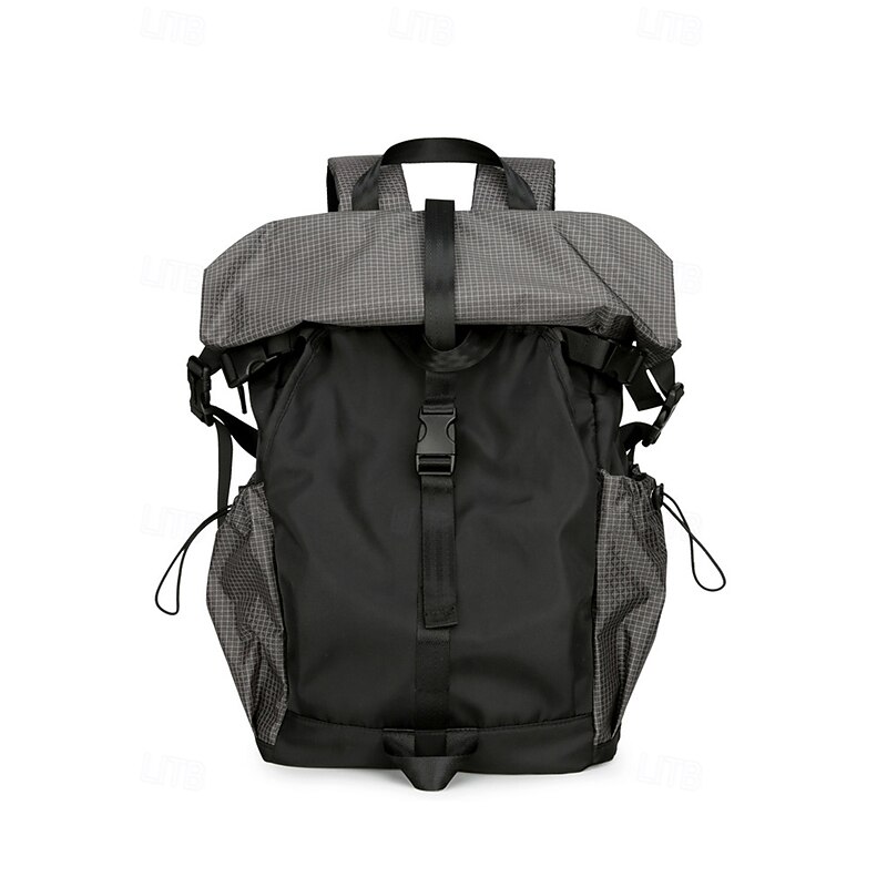 Men's Roll-Top Waterproof and Scratch-Resistant Backpack – Large Capacity Outdoor Travel Bag with Laptop Compartment for Students, Commuters and Hikers3