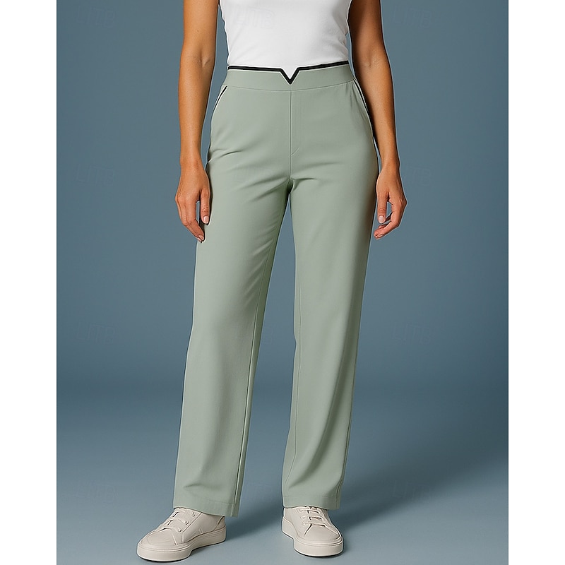 Women's Sweatpants Straight Leg Pants Jogging Pants Pocket High Waist Bottoms Athleisure Gym Workout Fall Quick Dry Breathable Gym Workout Outdoor Running Slim Sportswear Activewear Solid Colored3