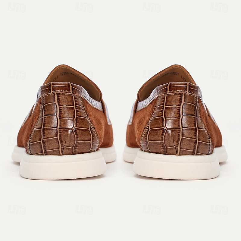 Men's Premium Leather Suede Loafers with Classic Tassel Detail for Casual Outings, Weekend Relaxation and Business Casual4