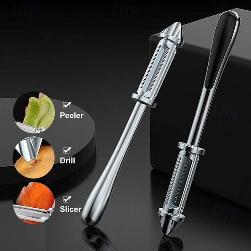 All In One Vegetable Peeler Stainless Steel Kitchen Tool for Peeling Pumpkins Fruits and Vegetables Durable Zinc Alloy Home Use Peeler Sharp Blade for Easy Peeling2