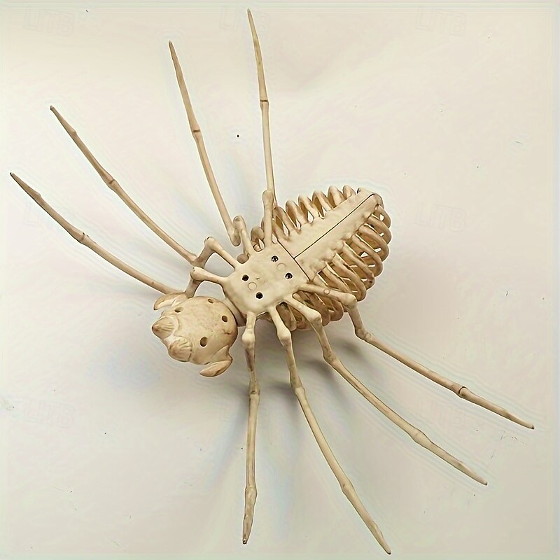 Giant Halloween Spider Skeleton Decoration - Perfect for Haunted House Pranks & Festive Home Decor No Power Needed2