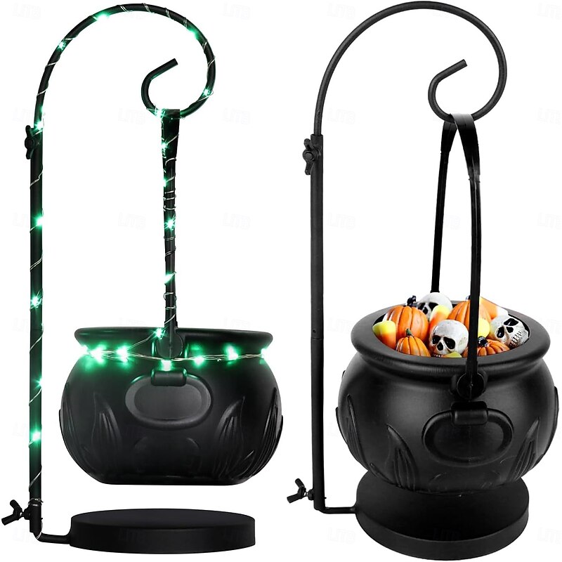 String Light Indoor Outdoor Home Witch Cauldron Candy Serving Bowl Home & Garden Holiday & Seasonal Decor