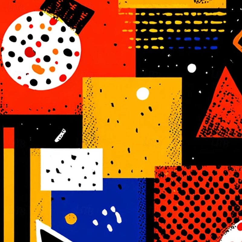 Men's Geometric Pattern Polo Short Sleeve Polo Shirts Collared Shirts Casual Outdoor Athleisure Daily Wear Pocket 3D Print Buttons Summer Red Blue Green4