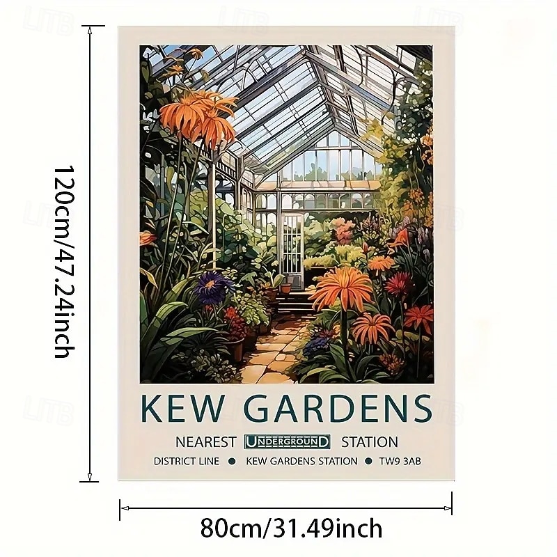 1 Canvas Poster Modern Art William Morris Print Key Garden Print London Print Ideal Gift For Bedroom Living Room Hallway Wall Art Wall Decoration Autumn Decoration Room Decoration2