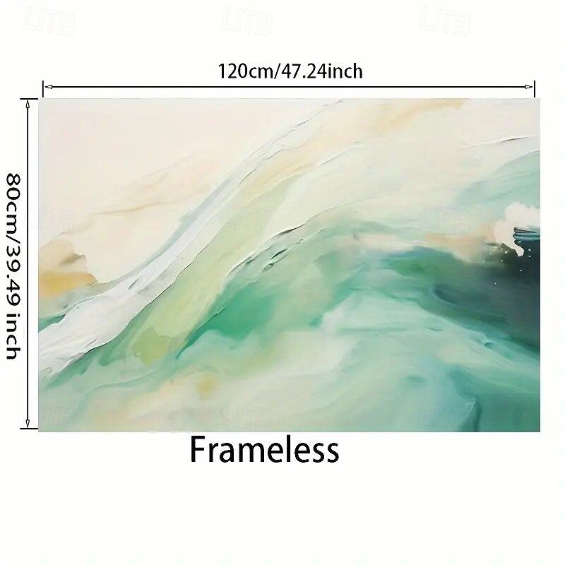 1pcs Modern Abstract Canvas Art Print Living Room and Bedroom Frameless Wall Decor Poster Large Canvas Wall Art4