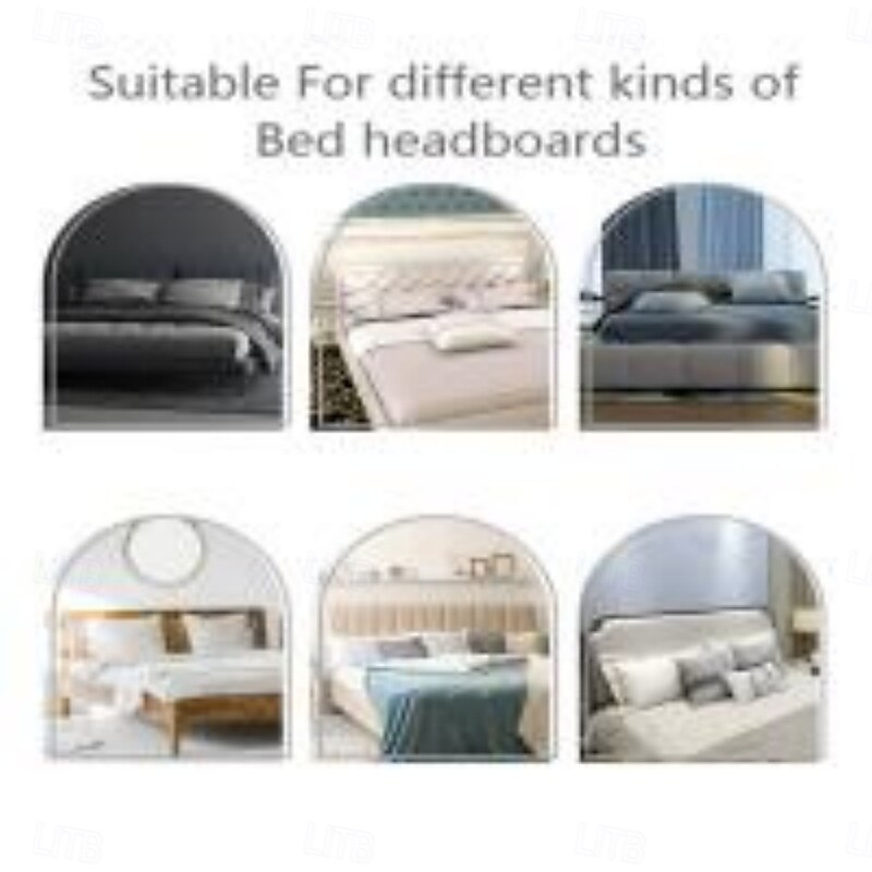 Soft Elastic Bedhead Cover – Washable & Decorative Headboard Protector for Bedroom3