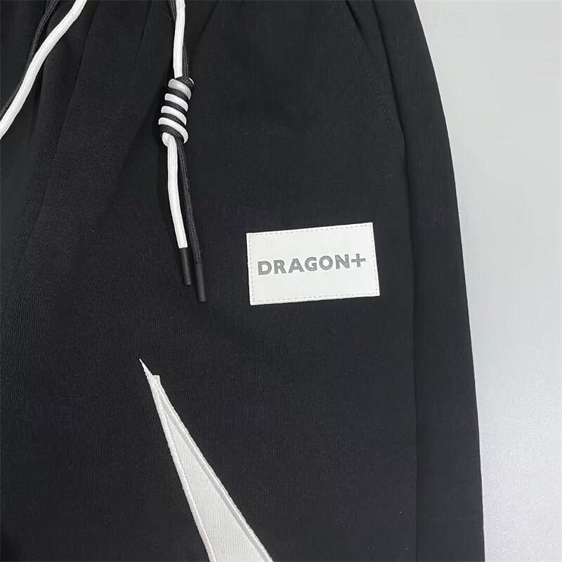 Men's Athletic Pants Sweatpants Joggers Trousers Pocket Elastic Waist Drawstring Color Block Comfort Sports Outdoor Daily Fashion Casual Black Micro-elastic4