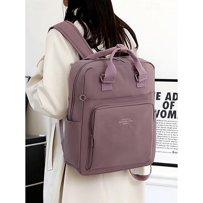 Women's Waterproof Casual Backpack – Stylish Multi-Compartment Daypack for Work, Travel, and School with Durable Fabric and Organizational Pockets2