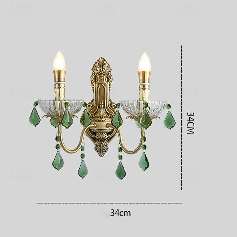 Wall Sconces Gold 1 Light Wall Sconce, Modern Wall Light Fixtures, Farmhouse Wall Sconces with Clear Glass Shade, Wall Lights for Living Room, Bedroom, Stair, Bathroom, Hallway 110-240V3