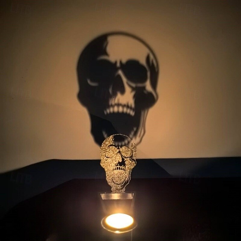 Halloween Shadow Stand Candle Holder, Fun Creative Candle Display Decor for Halloween Party, Spooky Tabletop Decoration3