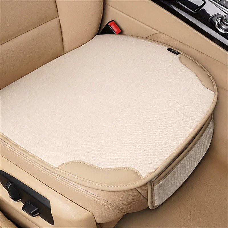 5pcs Waterproof Anti-Slip Seat Cushion Cover for Front Car Seats Easy Installation Universal Fit