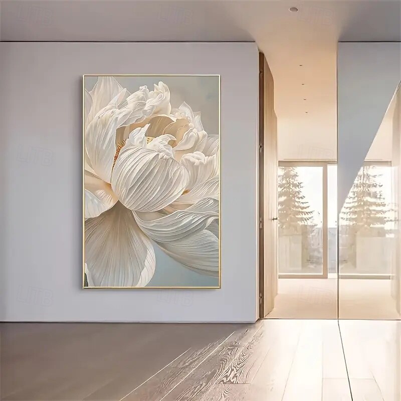 Modern Retro Floral Canvas Art Poster Frameless Exquisite Artwork Suitable For Decorating Living Rooms And Bedrooms3