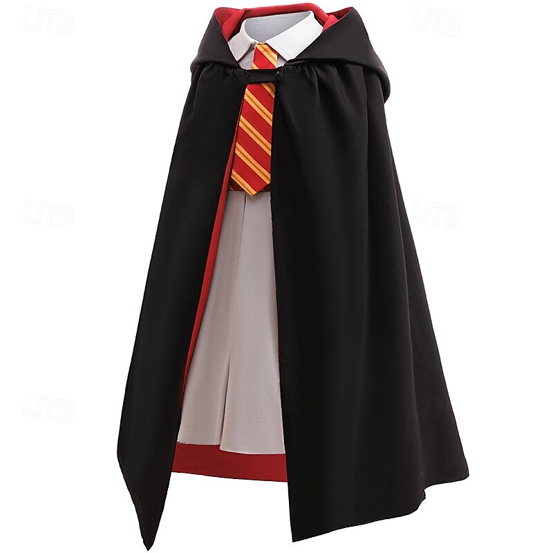 Witch Magic Harry Costume Fancy Dress Costumes Movie Cosplay for Girls' Kid's Halloween Carnival Performance Comic Con Anime Expo2