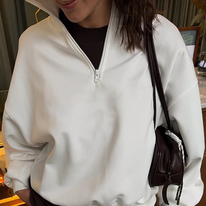 Women's Tracksuit Sweatpants Pullover Sweatshirt Drawstring Pocket Solid Colored Clothing Suit Spring Light Yellow White Gym Training Running High Waist Windproof Lightweight Moisture Wicking Long2