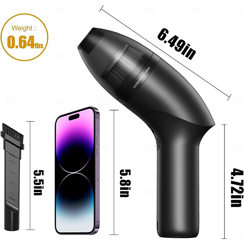 4.3Kpa Keyboard Vacuum Cleaner Mini, Handheld Computer Vacuum Cordless for Car Laptop Sewing Machine Portable Keyboard Vac USB Desk Crumbs Dust Cleaners2
