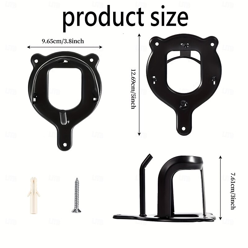 2pcs Metal Halter Holders Horse Bridle Rack Bridle Bracket Bridle Hooks With Tubes And Screw Horse Tack Storage Halter Hanger Metal Bridle Holder For Tack Room Bridle Holder Wall Mount2