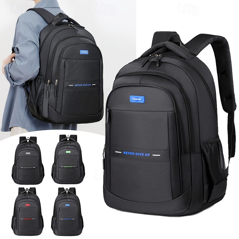 Back to School Backpack for Students – Durable Water-Resistant Laptop Bag with USB Charging Port, Lightweight Bookbag for Teens and College