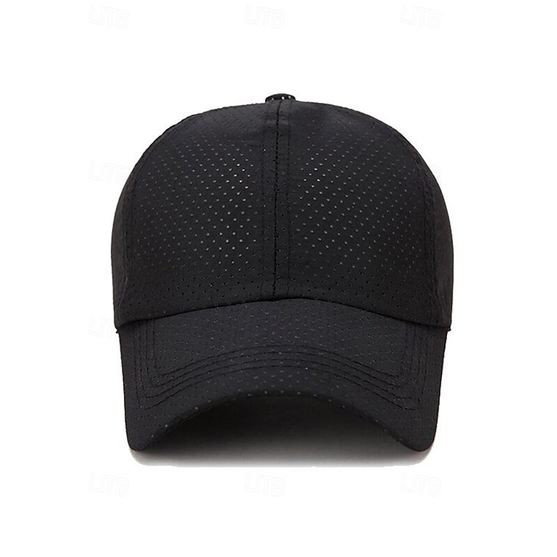 Men's Lightweight Breathable Baseball Cap – Quick-Dry Mesh Sports Hat with Adjustable Metal Buckle for Running, Golf, Hiking and Daily Wear4