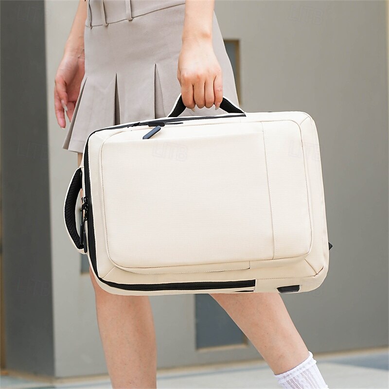 Unisex Slim Laptop Backpack for School and Office – Minimalist Waterproof Business Daypack with Multi-Compartment Storage for Students and Professionals3