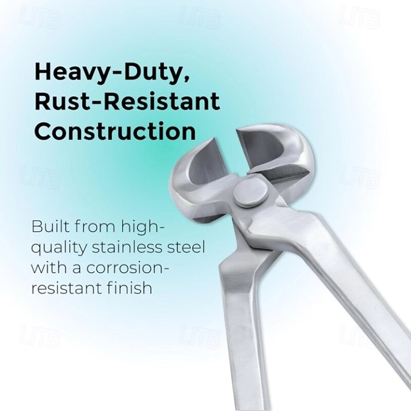 16-Inch Hoof Nipper - Premium Vanadium Steel Farrier Tool with Dull Finish for Precision Horse Hoof Trimming, Rust-Resistant, Ergonomic Grip, and Long-Lasting Durability4