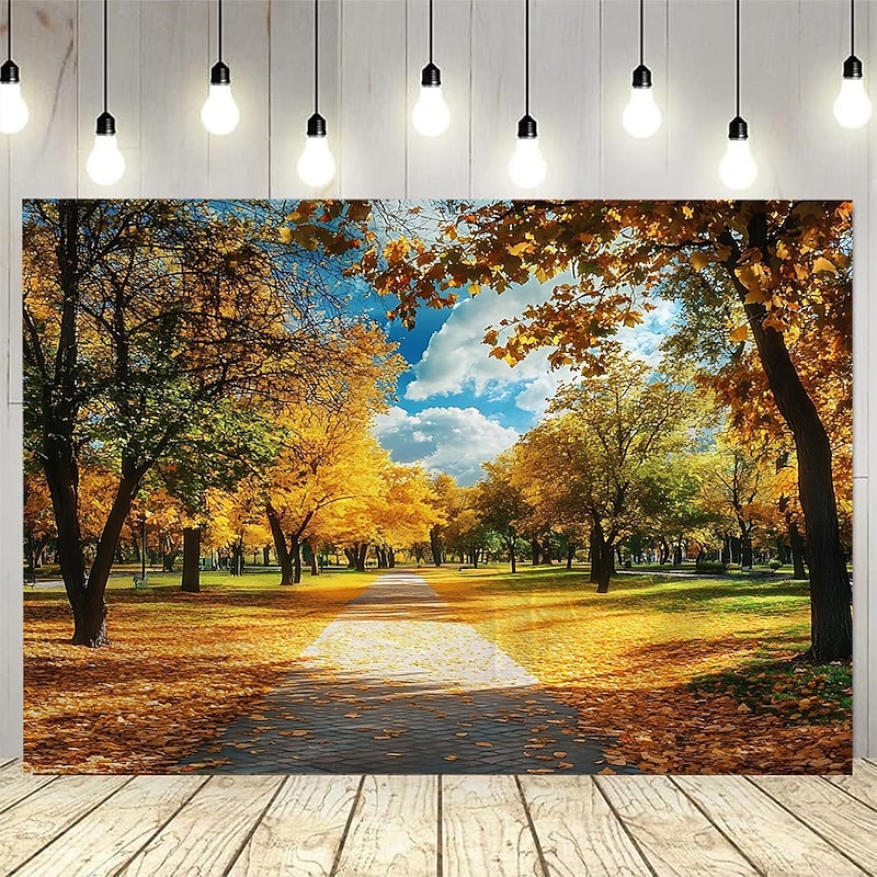 fall Autumn Landscape Tapestry Photo Backdrop Wall Art Large Tapestry Mural Decor Photograph Backdrop Blanket Curtain Home Bedroom Living Room Decoration4
