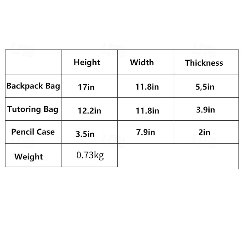 Men's Women's Kid's Backpack Sets School Bag Bookbag School Backpack Bookbag School Color Block Nylon Adjustable Large Capacity Lightweight Zipper Black Pink Green4