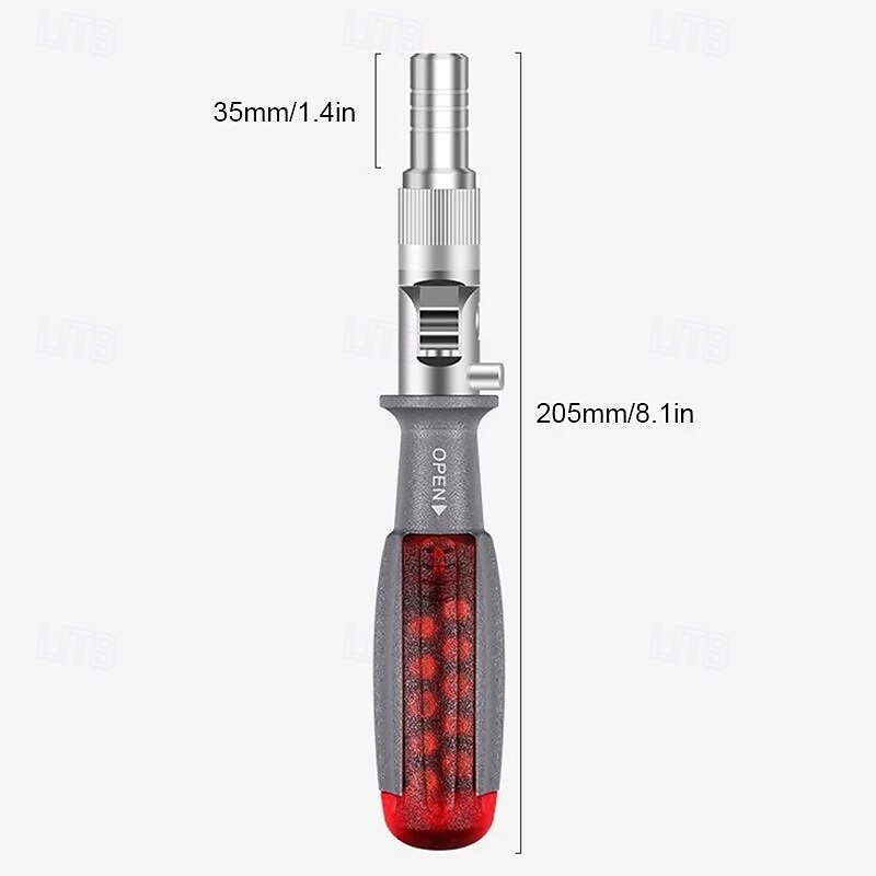 10 In 1 Ratcheting Multitool Screwdriver Set Magnetic Mini Phillips Slotted Screwdrivers Dual Purpose Non Slip Handle Replaceable Bits Precision Repair Tool Kit4