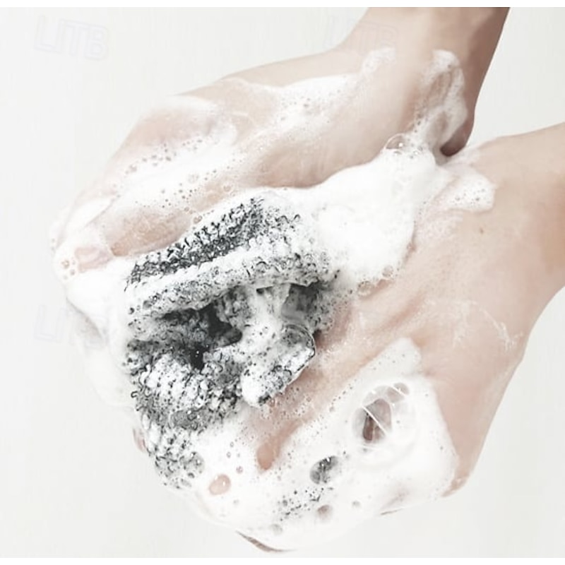 Exfoliating Shower Towel Double Sided Bath Scrubber Long Back Scrubbing Cloth for Powerful Deep Cleaning Removes Dead Skin Ideal for Home Bathing and Shower Use4