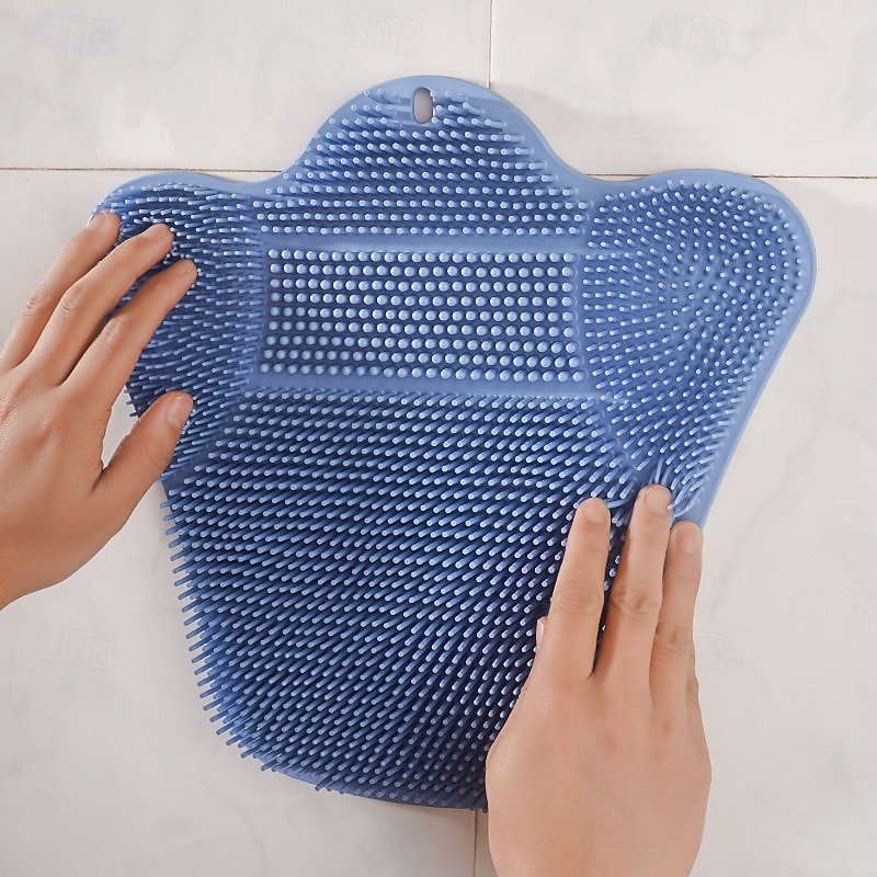 Anti Slip Massage Pad with Suction Cup Lazy Back Scrubber with Enhanced Thickened Strong Suction Cup for Bathing and Foot Scrubbing3
