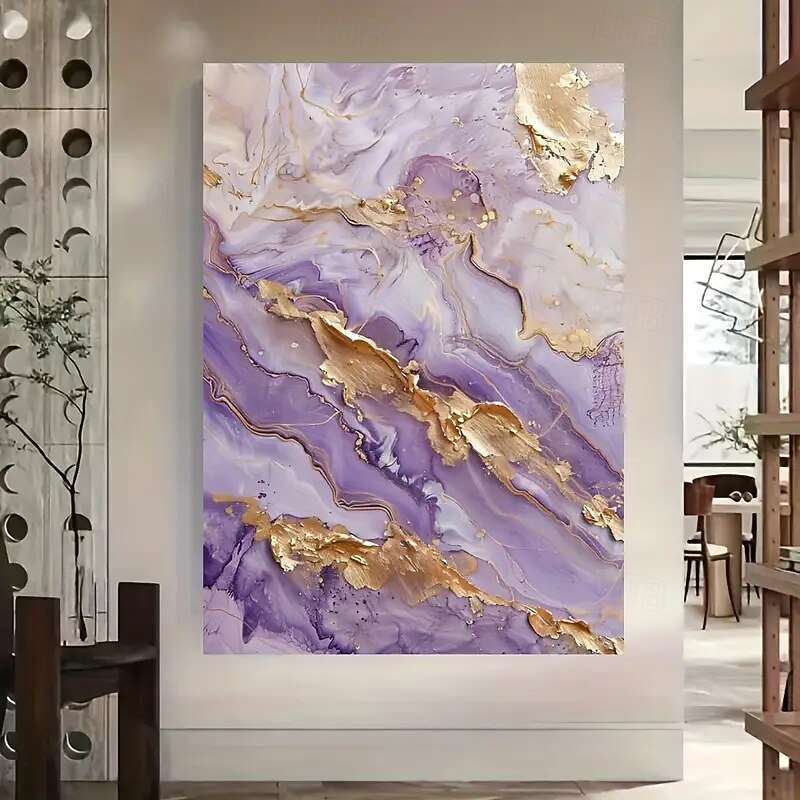 Abstract Geometry Mixed Media Canvas Prints Frameless Large Murals Modern Decorative Paintings Suitable For Living Rooms And Bedrooms