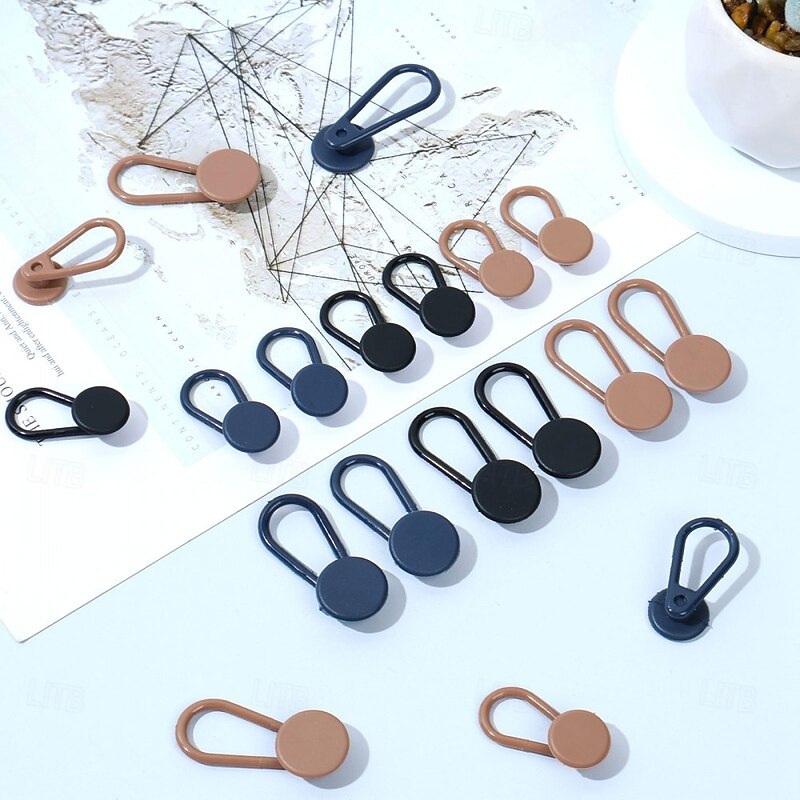 12pcs Adjustable Jeans Button Extenders, Waistband Button Enlargers for Men and Women, Pants Waist Extension Accessories3