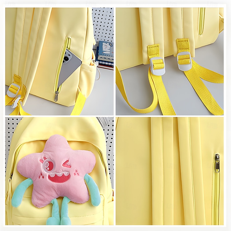 Personalized Name School Backpack Custom Back to School Gift, Durable Large Capacity Bag with Multi Compartments for Books, Stationery, Water Bottle, Gift for Kids Students3