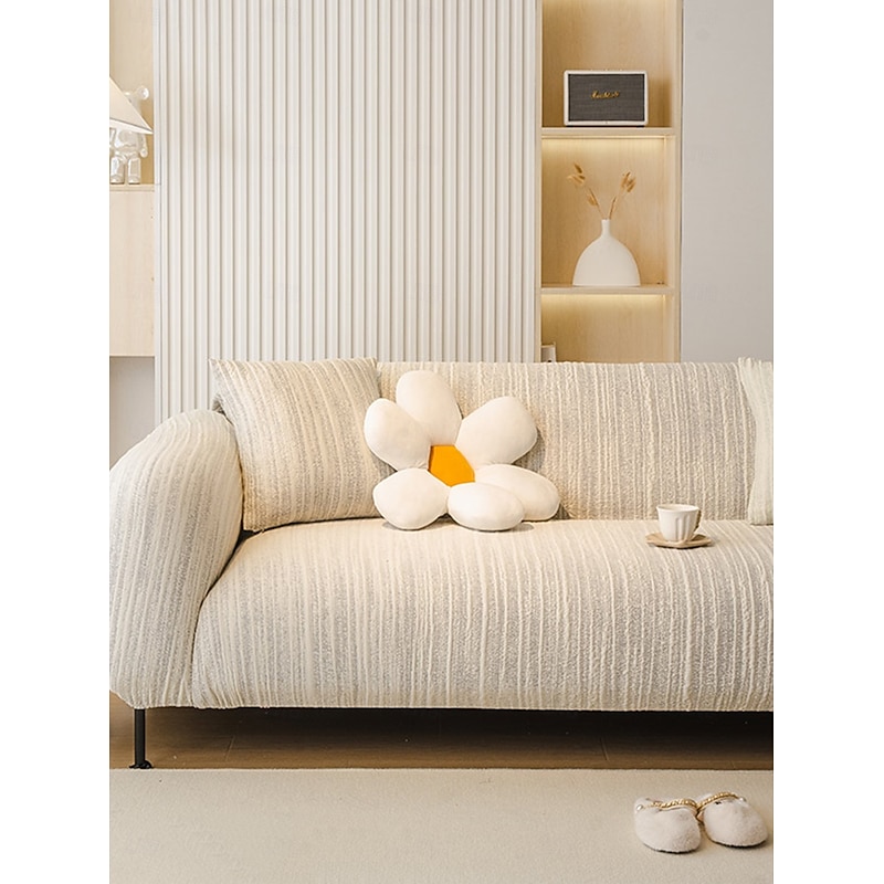 All Season Space Cotton Sofa Cover Modern Minimalist Style Pet Anti Fouling Anti Slip Dustproof Sofa Cover Suitable For L-shaped Sofas And 1/2/3/4 Seat Sofas Scratch Resistant Sofa Protective Cove3