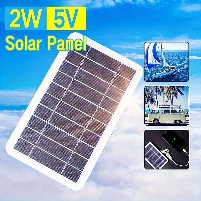 A Single Solar Portable Charging Panel That Is And Designed for Outdoor Use Ideal for Travel And Camping. It Serves As a Mobile Power Source for Charging Phones Powering Flashlights And Running Fan2
