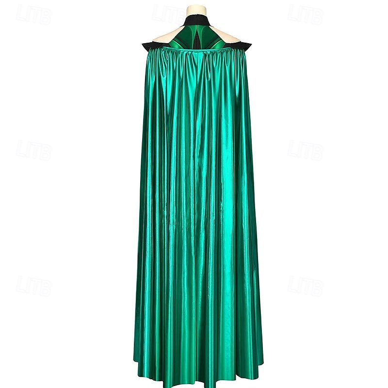Thor: Ragnarok Hela Zentai Suits Cloak Costume Movie Cosplay Costume Movie Cosplay for Women's Adults Halloween Masquerade Performance Halloween2