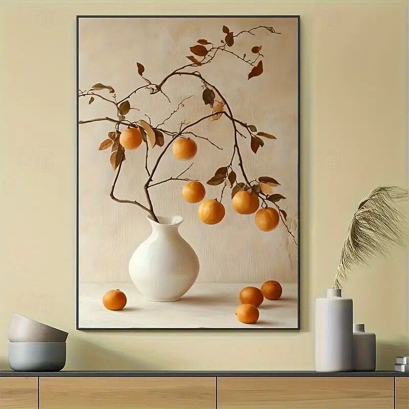 Modern Frameless Canvas Art Poster Vase Painting For Living Room And Bedroom Decoration Without Frame3