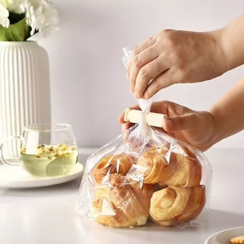 10pcs Food Fresh-Keeping Sealer Clips, Multi-Purpose Plastic Bag Sealers for Snacks, Bread, Powder, Moisture-Proof and Airtight Food Storage Clips4