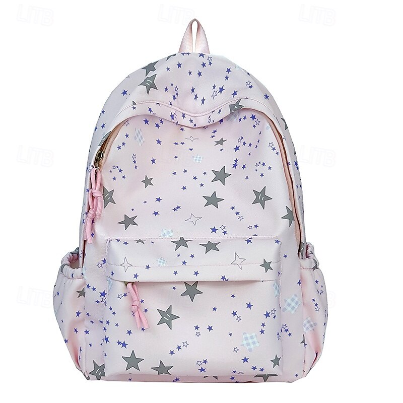 Kids Star Print School Backpack – Lightweight Waterproof Bookbag for Girls and Boys, Ideal for Back to School3