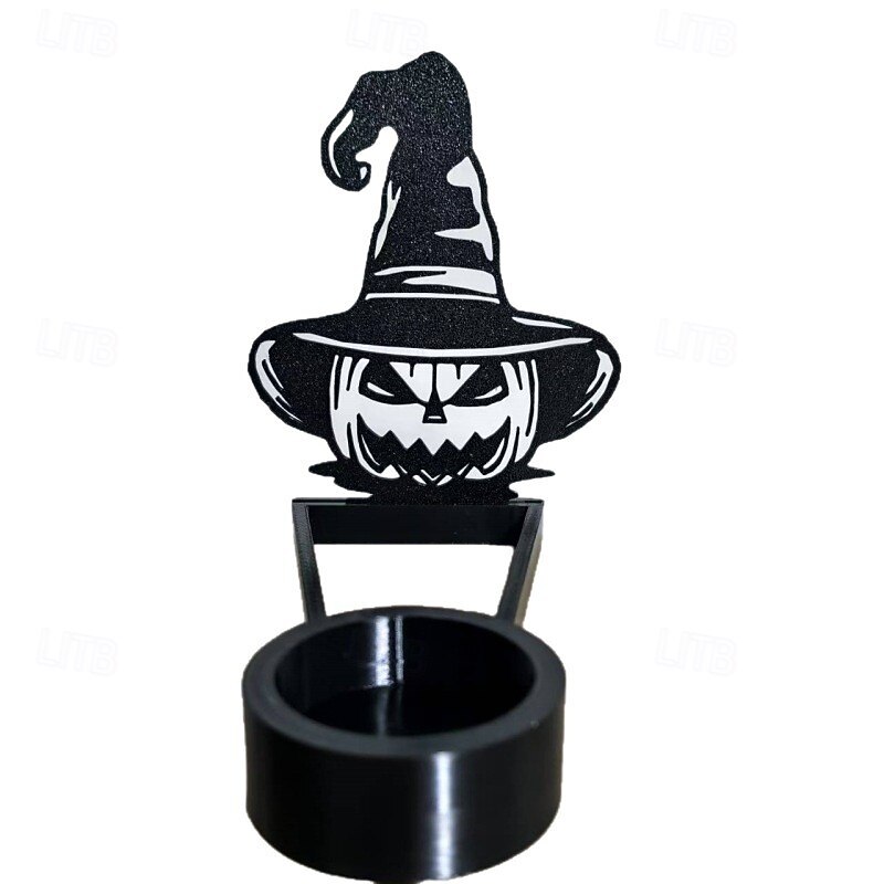 Halloween Shadow Stand Candle Holder, Fun Creative Candle Display Decor for Halloween Party, Spooky Tabletop Decoration2