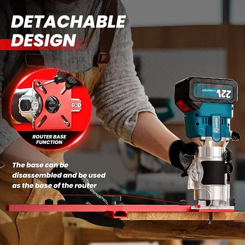 4 in 1 Router Milling Groove Bracket Aluminum Woodworking Edge Trimming Round Hole Locator with Support Fence Precision Positioning Tool for Carpentry and DIY Projects3