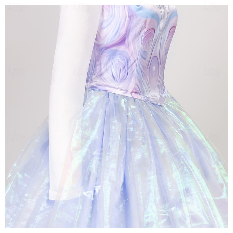 Witch Glinda Dress Prom Dress Adventure Movie Movie Cosplay for Women's Adults' Halloween Carnival World Book Day Performance Educational Dress Up School Event Dress Up4