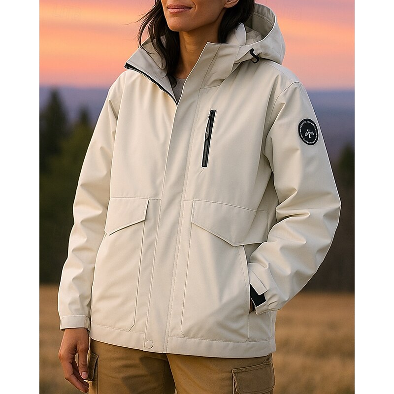 Men's Women's Unisex Softshell Jacket Hiking Jacket Outdoor Thermal Waterproof Windproof Warm Hiking Outfits Hiking Clothes Winter Autumn / Fall Jacket Fishing Camping / Hiking / Caving Running Solid4