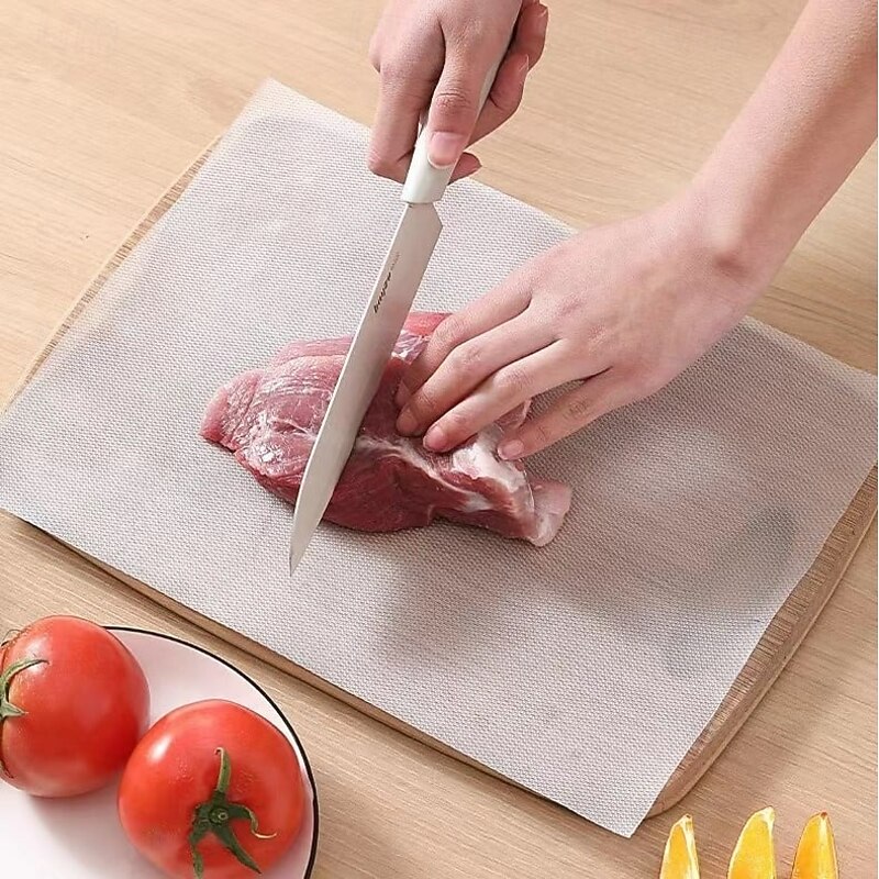 Disposable Kitchen Cutting Board Mat Antibacterial Food Grade Chopping Pad for Vegetables Fruits Baby Food Prep Clean Safe Nonstick Portable Kitchen Tools2