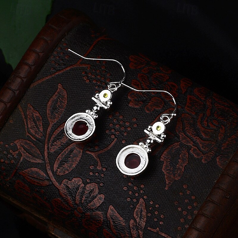 Women's Earrings Tropical Joy Stylish Earrings Jewelry Burgundy For Party4