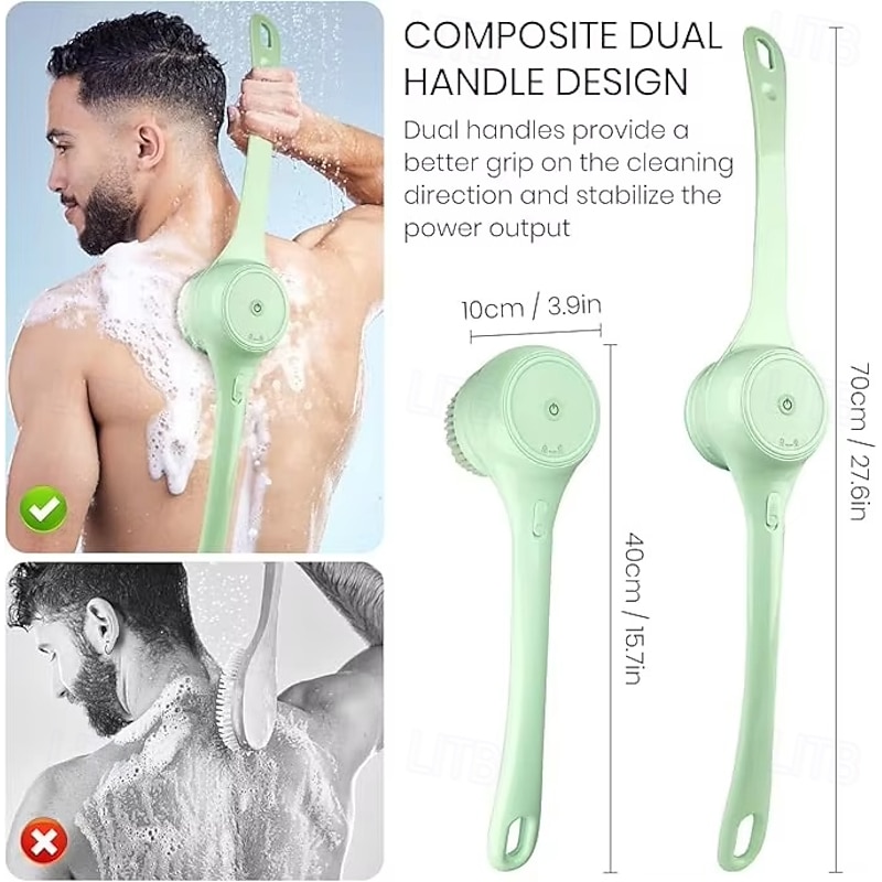 2025 Electric Body Brush Back Scrubber For Shower electric Body Scrub Brus2