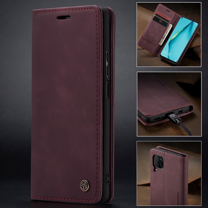 Phone Case For Huawei P40 P30 P20 Mate 20 Pro Wallet Case Flip Cover Kickstand Shockproof TPU PU Leather4