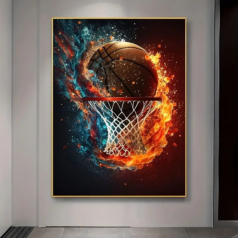 Modern basketball! Canvas art poster frameless perfect for bedroom and living room decoration sporty3