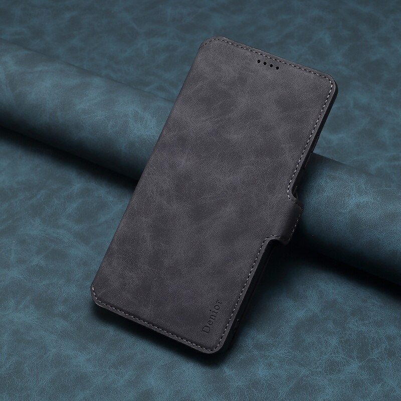 Phone Case For Samsung Galaxy S25 S24 Ultra Plus Back Cover Support Wireless Charging Kickstand Card Slot Retro TPU PU Leather3