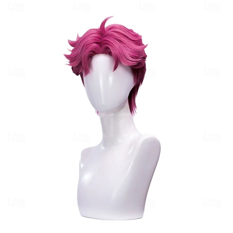 Movie Anime Korean Idol Inspired Cosplay Pop Star Wig Short Purple Hair3